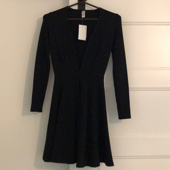 Brand new American Apparel - Deep V skater dress - Picture 2 of 2